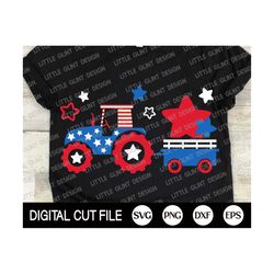 Fourth of July Svg, Tractor Svg, Independence day, Memorial day, American Flag Svg, America Boys Cut File, 4th of July, Svg Files For Cricut