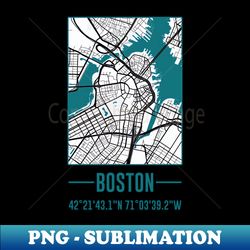 BOSTON Minimalist city MapBOSTON DIY city Map - Stylish Sublimation Digital Download - Perfect for Creative Projects