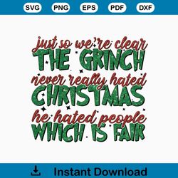 Retro The Grinch Christmas Which Is Fair PNG Download File