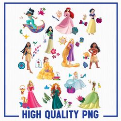 Disney Princess Magical Print Png, Disney Princess Png