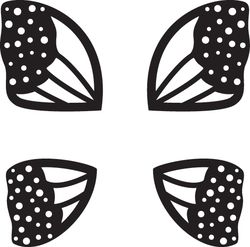 Butterfly Wings Silhouette SVG, PNG, JPG files. Butterfly Wings design. Wings of Butterfly. Digital Download.