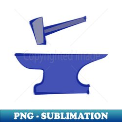 Hammer and Iron - Creative Sublimation PNG Download - Fashionable and Fearless