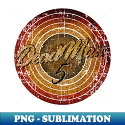 circle vintage retro faded Deadmau5 - High-Resolution PNG Sublimation File - Transform Your Sublimation Creations