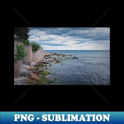 beautiful seascape - decorative sublimation png file - perfect for sublimation mastery