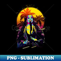 Jill Scotts Poetic Presence In Black Panther - Instant PNG Sublimation Download - Spice Up Your Sublimation Projects
