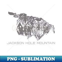 Jackson Hole Mountain Resort 3D - PNG Transparent Sublimation Design - Fashionable and Fearless