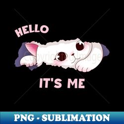 Hello Its Me - Retro PNG Sublimation Digital Download - Perfect for Personalization