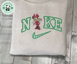 Christmas Embroidered Sweatshirts, Minnie Embroidered Sweatshirts, Custom Embroidered Sweatshirts, Cartoon Embroidered S