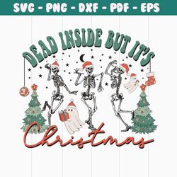 Funny Dead Inside But Its Christmas SVG Cutting Digital File