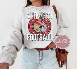San Francisco Football Sweatshirt, SF Football, San Francisco Football Shirt, San Francisco Football Gift, Vintage SF Fo