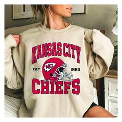 Vintage Kansas City Football T-shirt, Sweatshirt, Kansas Football Vintage Crewneck Hoodie, Retro 90s KC Unisex Sweater,