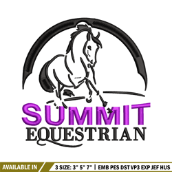 Summit logo embroidery design, Logo embroidery, Emb design, Embroidery shirt, Embroidery file, Digital download