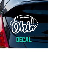 ohio football 001 decal | football ohio decal | football oh decal | ohio truck decal | america decal | vintage style