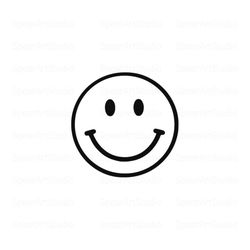 Smiley Face Digital Download SVG PNG JPG