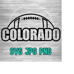 Colorado Football 002 SVG PNG JPG | Layered Vector File | Sublimination File | Die Cutting | Retro Style | Clip Art | Digital Download