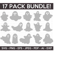 Ghost SVG Bundle, Halloween SVG, Halloween Shirt svg, Halloween Clipart, Scary Vibes, Halloween Vibes, Cut Files Cricut,