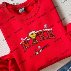 Santa Iron Man Christmas Embroidered Sweatshirt, Christmas Embroidered Shirt, Marvel Unisex Embroidered Hoodie