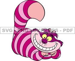 Cheshire Cat Svg, Cat Wonderland, Cartoon Customs SVG, EPS, PNG, DXF 58