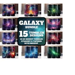 galaxy 20 oz tumbler wrap bundle, galaxy tumbler wrap, space, milkyway, galaxy designs, universe design, straight, taper