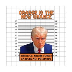 New Orange Png, Trump Mugshot Png, Mug Shot Png, Mugshot Sublimation File,Never Surrender, Trump Never Surrender Png, Official Trump Mugshot