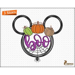 Halloween Boo Embroidery Design, Spooky BOO Machine Embroidery Design, Fall pumpkin BOO Embroidery Designs - Instant Dow