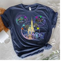 Disney 100 Years Of Wonder Shirt, Disney 100th Anniversary Shirt, Disney Mickey And Minnie Shirt, Disney Family Trip Mat