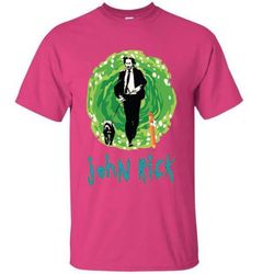 John Rick John Wick Rick And Morty Crossover T-Shirt
