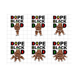 Personalized Dope Black Dad Png, Fist Bump Set Png, Black Father, Father's Day Png, Dad Hand Fist Bump Png, Dad Juneteenth Png, Emancipation