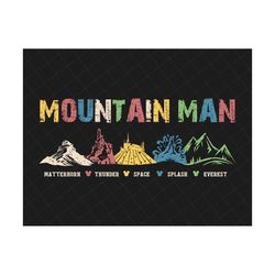 Personalized Mountain Man Svg, Funny Dad Svg, Happy Father's Day Svg, Magical Kingdom Svg, Dad Jokkes Svg, Vintage Dad, File For Cricut