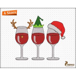 Christmas Machine Embroidery Design, Drink Drank Drunk Embroidery Design, Holiday Christmas Drinking Embroidery Files -