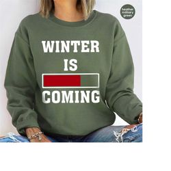 Winter Crewneck Sweatshirt, Christmas Shirts, Gift for Friend, Holiday Clothing, Womens Clothing, Merry Christmas Hoodie