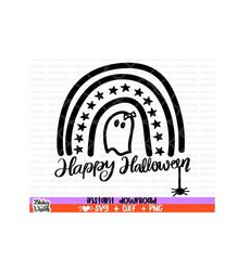 halloween rainbow svg, kids halloween, children's halloween, halloween sign, baby, halloween svg, hand lettered quotes, cricut cut