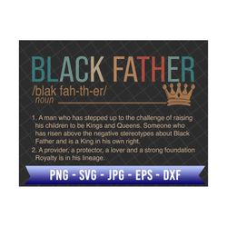 Black Father Svg, Black Dad Svg, Afro King Father Svg, Daddy Svg, Father's Day Svg, African American Black Father Svg, African American Svg