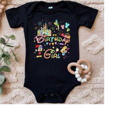 Disney Birthday Shirt, Disney Birthday Girl Shirt, Disney Family Birthday Shirt, Birthday Squad Shirt, Disney Birthday B
