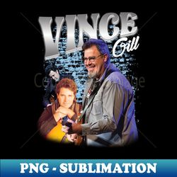 Bootleg Vince Country Gill - PNG Sublimation Digital Download - Instantly Transform Your Sublimation Projects