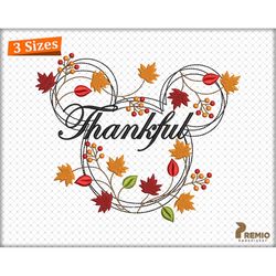 Thanksgiving Embroidery Designs, Thanksgiving Machine Embroidery Files, Halloween Fall Autumn Embroidery Design, Embroid
