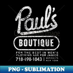 pauls boutique distressed - Premium PNG Sublimation File - Unleash Your Inner Rebellion
