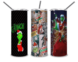 The Grinch Tumbler PNG, Grinch Tumber Png, Christmas Png, Grinch Png, Skinny Tumbler 20oz, 20oz Design, Digital Download