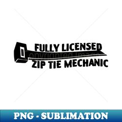 Fully Licensed Ziptie Mechanic - Stylish Sublimation Digital Download - Instantly Transform Your Sublimation Projects