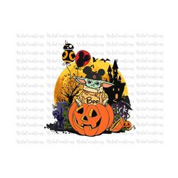 Halloween Baby Pumpkin Svg, Trick Or Treat Svg, Spooky Vibes Svg, Boo Svg, Fall Svg, Png Files For Cricut Sublimation, Shirt Design Clipart