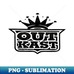Outkast  Grunge  Black - High-Resolution PNG Sublimation File - Defying the Norms