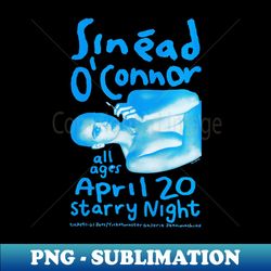 Sinead Concert Poster 1988 - Creative Sublimation PNG Download - Unlock Vibrant Sublimation Designs