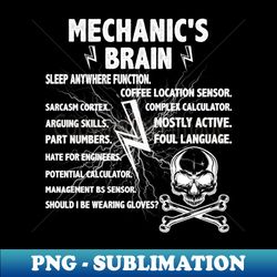 Mechanics Are Awesome Mechanicss Brain - Stylish Sublimation Digital Download - Vibrant and Eye-Catching Typography