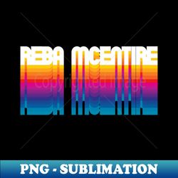 Retro Reba Proud Personalized Name Gift Retro Rainbow Style - Artistic Sublimation Digital File - Stunning Sublimation Graphics