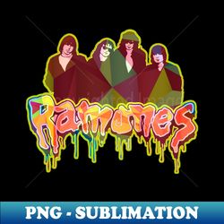 RAMONES GREAT COLORFUL MOSAIC - Trendy Sublimation Digital Download - Stunning Sublimation Graphics