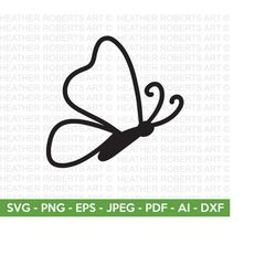 Butterfly SVG, Insect Svg, Butterfly Doodle Svg, Butterfly Silhouette, Monarch Butterfly svg, Butterfly Clipart, Cricut