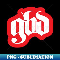 Gimmick By Design Monogram Logo - Decorative Sublimation PNG File - Enhance Your Apparel with Stunning Detail