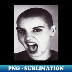 Sinead OConnor  1966 - Elegant Sublimation PNG Download - Spice Up Your Sublimation Projects