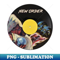New Order Vynil Pulp - Vintage Sublimation PNG Download - Perfect for Personalization