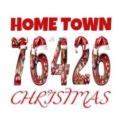Hometown PNG, 76426 PNG, Bridgeport Texas PNG, Christmas png, Hometown Christmas Png